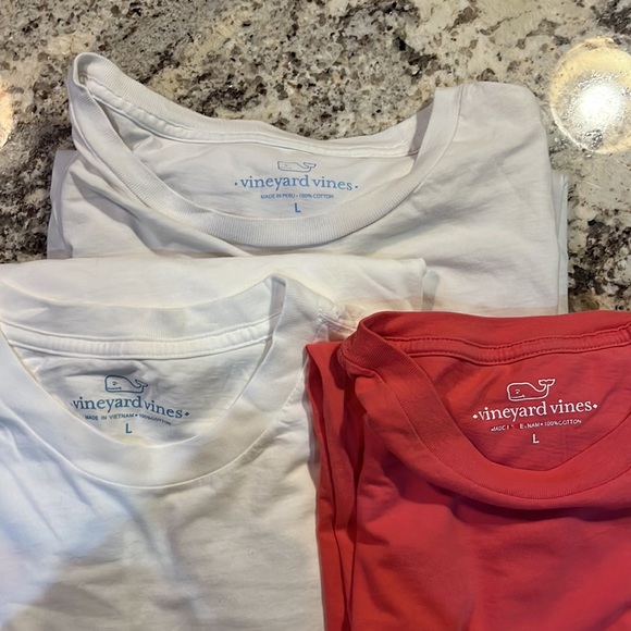 Vineyard vine hockey, three pack, long sleeve T-shirts in a size large - Picture 2 of 16